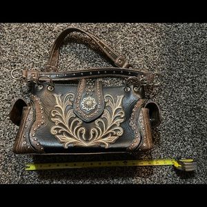 Large, western style conceal carry purse